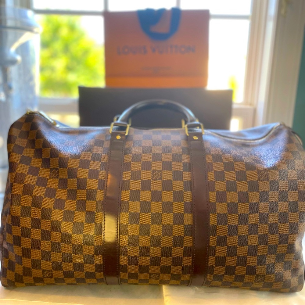 Damier Ebene 50 Keepall - Picture 1 of 16